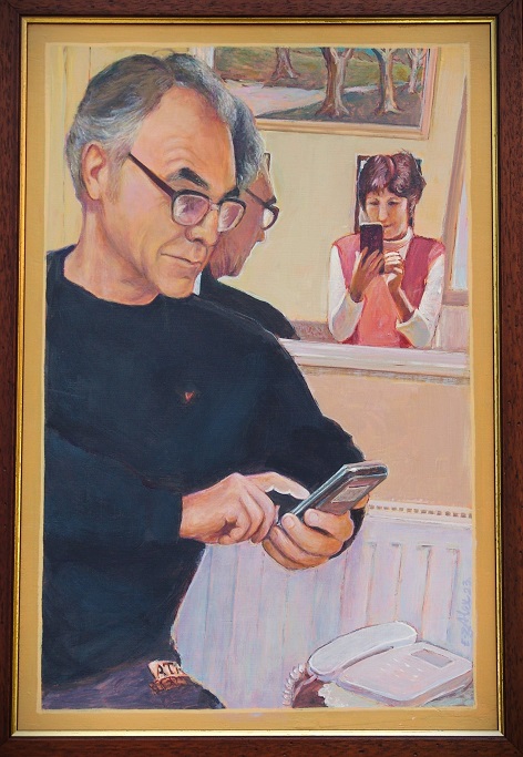 Kp kszl - farost, akril  50x70cm - Szohner Gabriella fotja alapjn 2023.